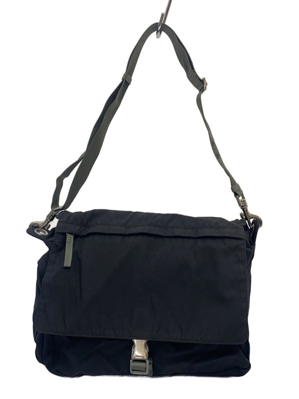 Prada Tessuto Messenger Bag Black